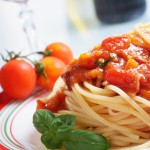 špageti s paradižnikovo omako